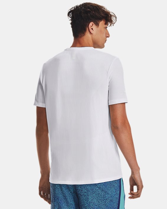 Camiseta de manga corta UA Seamless Stride para hombre, White, pdpMainDesktop image number 4